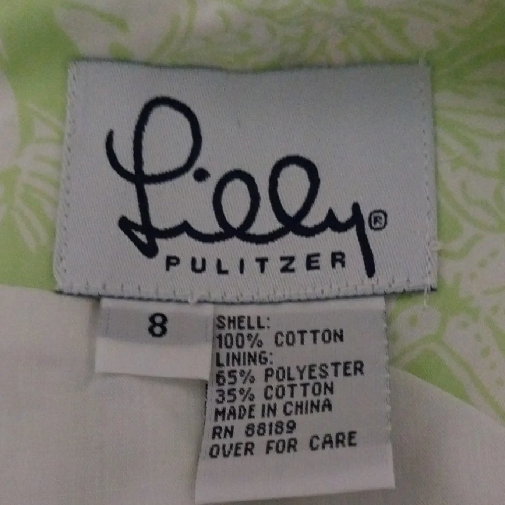 Lilly Pulitzer Green Floral Dress - Picture 4 of 4